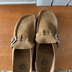 Brown Textured Sole Sandals